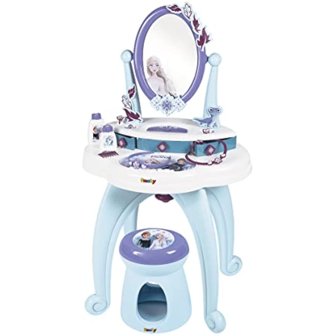 Smoby Disney Frozen 2-in-1 Hairdressing Table & Vanity with 10 Accessories
