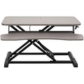 VIVO Height Adjustable Desk Converter | 81cm Sit to Stand Riser - Gray