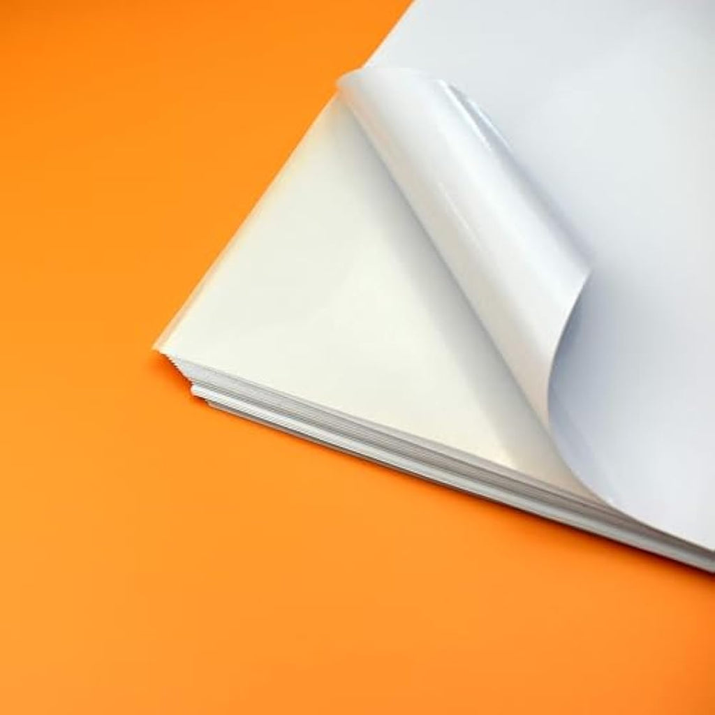 A3 White Glossy Self-Adhesive Sticker Paper - 200 Sheets