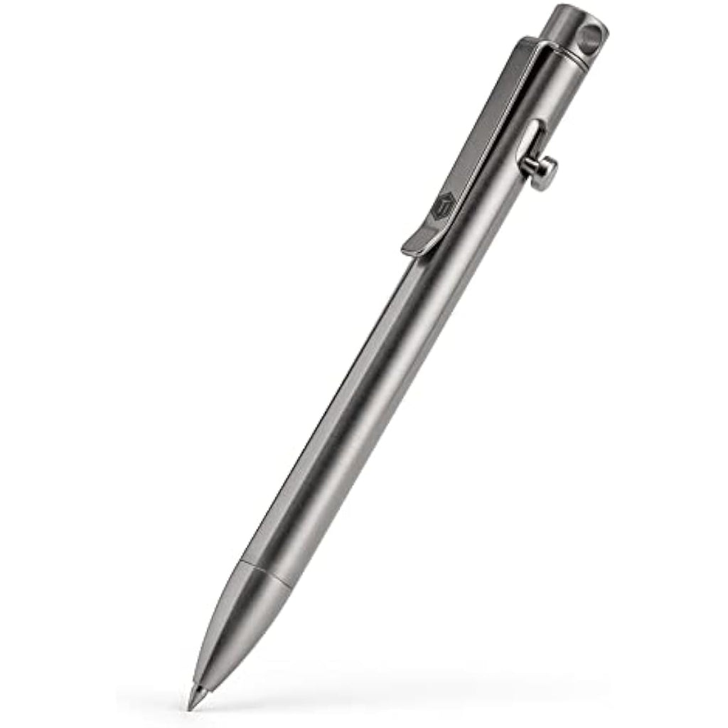 KeyUnity KP01 Titanium EDC Ballpoint Pen – Retractable Pocket Pen