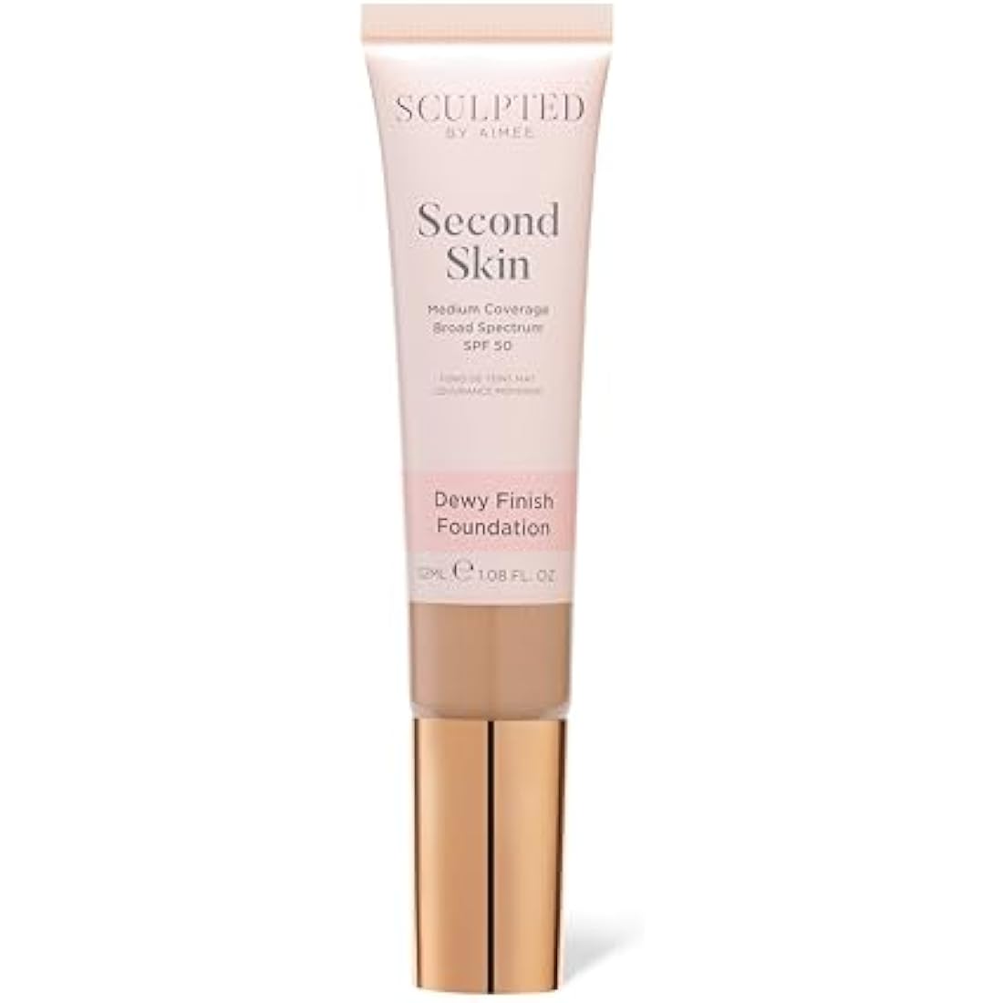 Sculpted by Aimee Second Skin Dewy Foundation - SPF 50 (Light Medium 3.8)