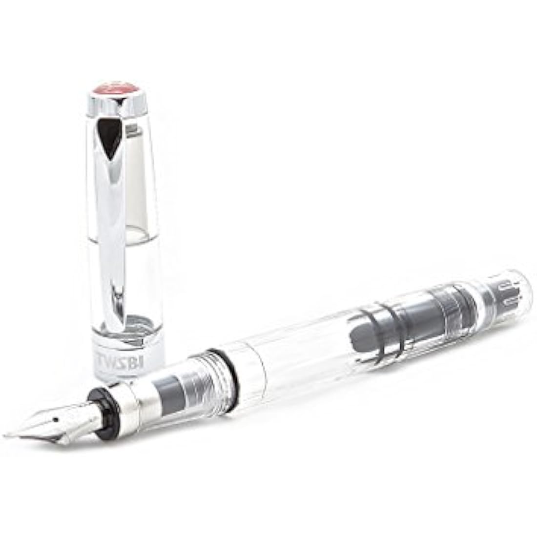 TWSBI Diamond 580 Piston Fountain Pen - Clear Demonstrator, Fine Nib