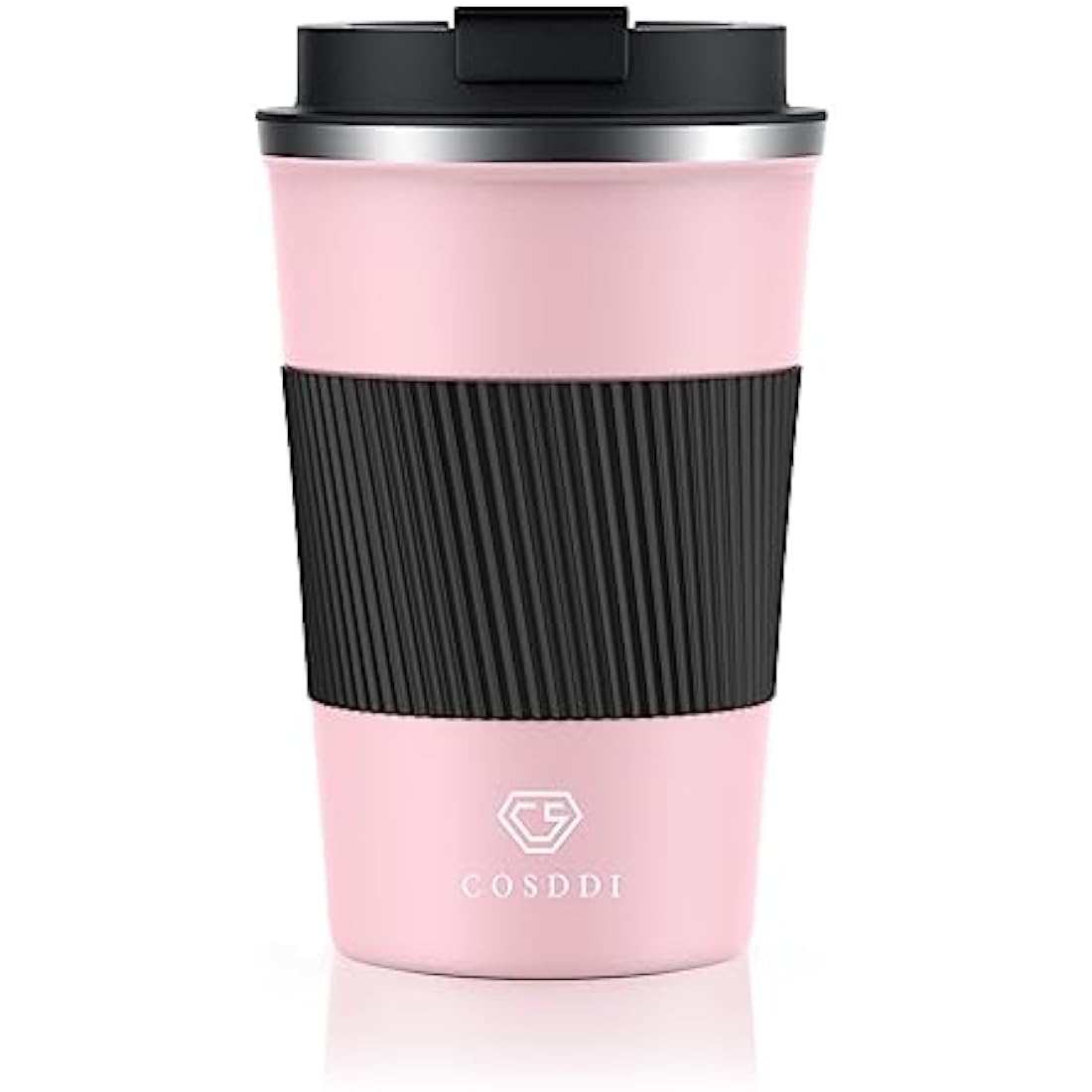 CS COSDDI Insulated Travel Mug – 380ml Leakproof Stainless Steel Cup