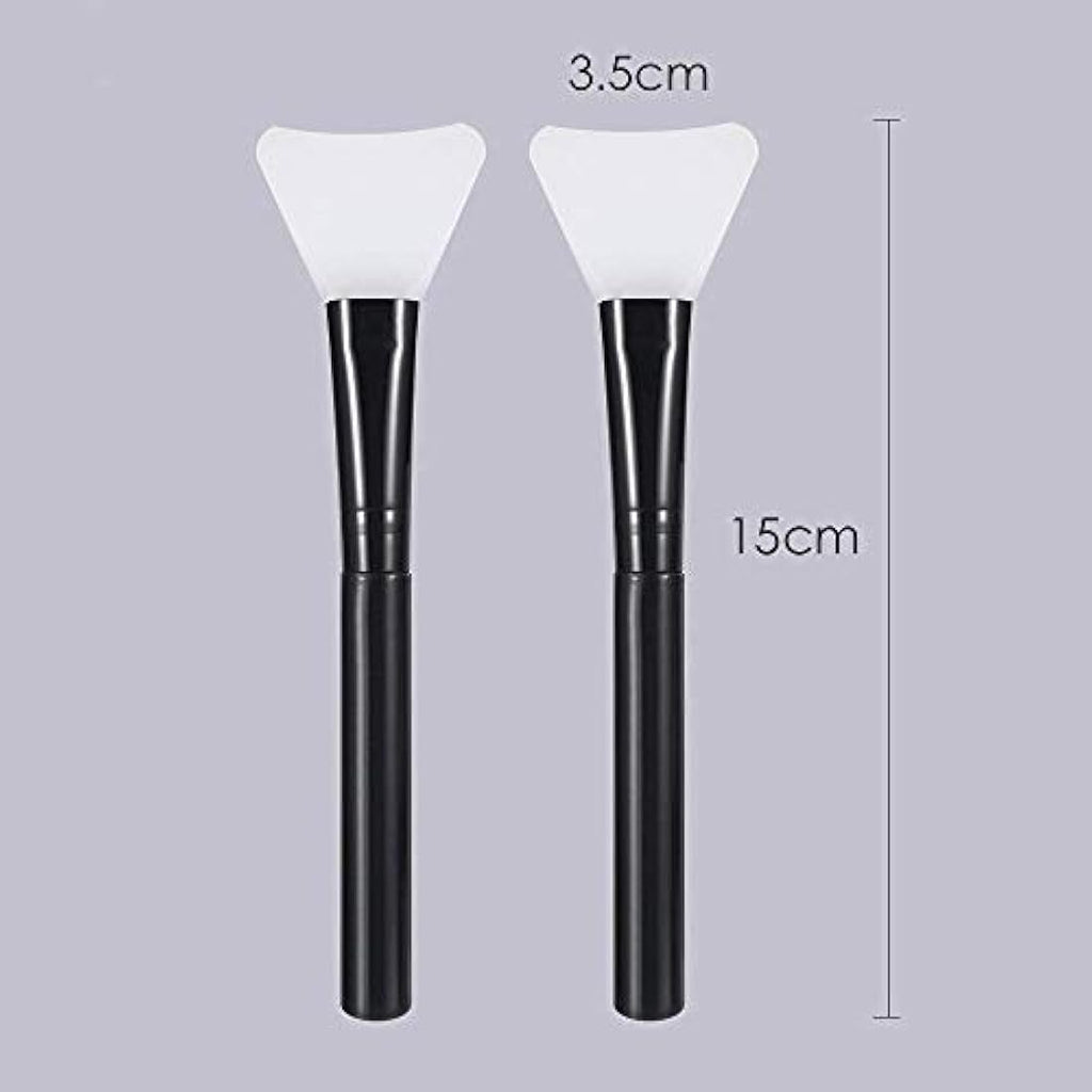 Silicone Face Mask Brush – 2PCS Wood Handle Applicator