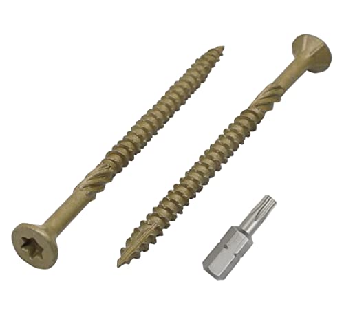 Jolof Store Timber Decking Wood Screws – Torx Head 4.0 x 70mm (100 Pcs)