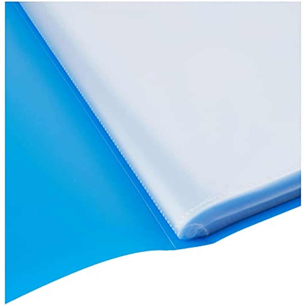 Exacompta A4 Display Book – 100 Pockets 200 Views – Blue Polypropylene