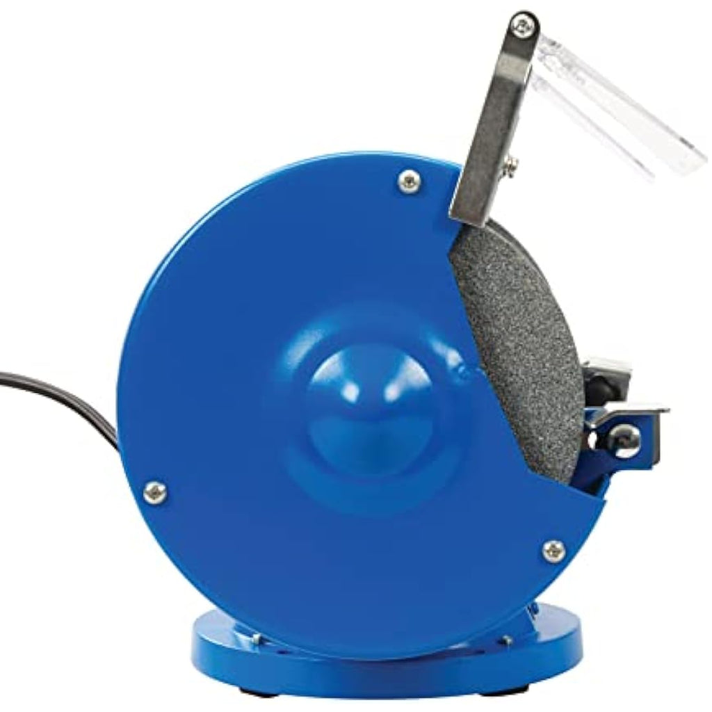 Silverline 150W Bench Grinder – 150mm DIY Grinding Tool, Blue