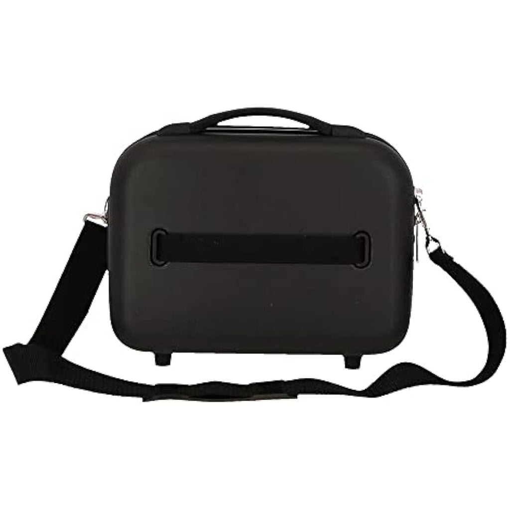 Roll Road India Beauty Case - Black ABS Hard Shell Travel Organizer