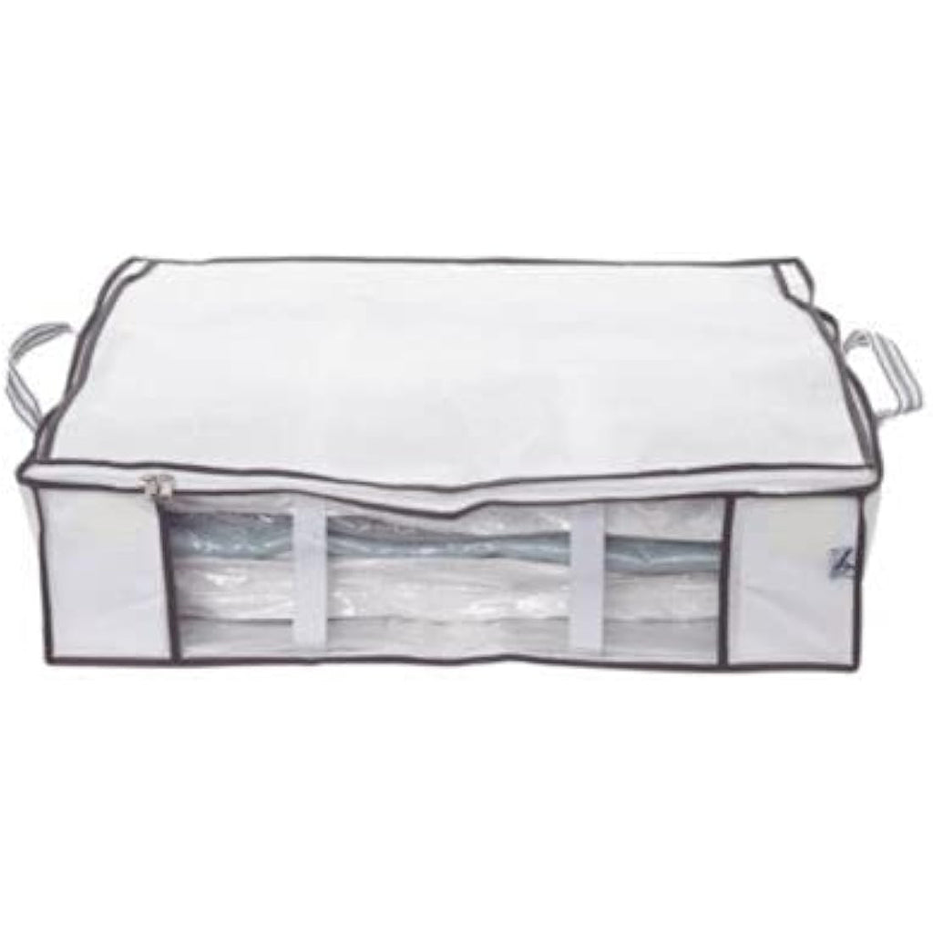 50L Vacuum Storage Tote Bag – Underbed Duvet Organizer