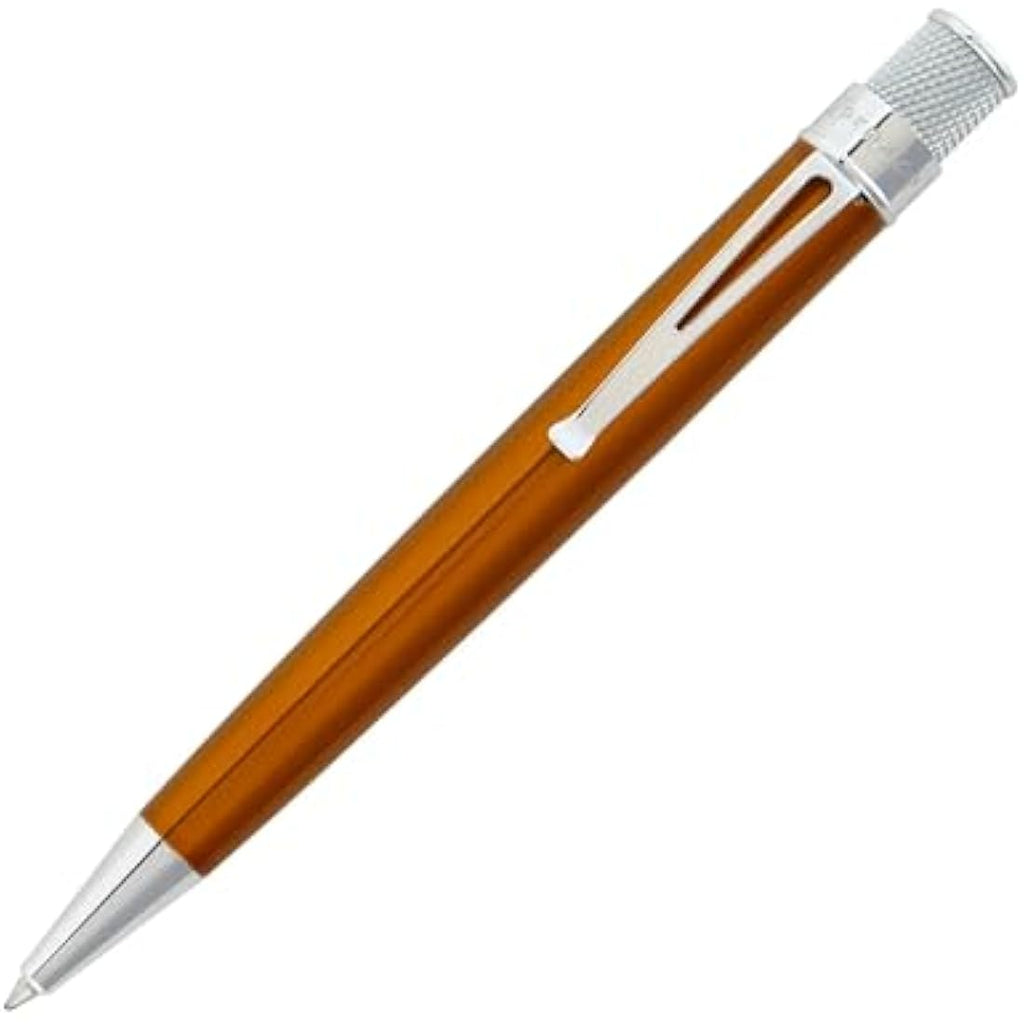 Retro 51 Tornado Rollerball Pen – Orange Metallic Stainless Steel