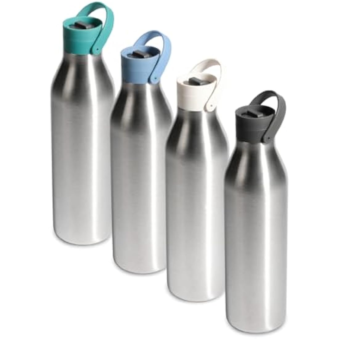 Circular & Co 1L Recycled Stainless Steel Insulated Water Bottle - Grey