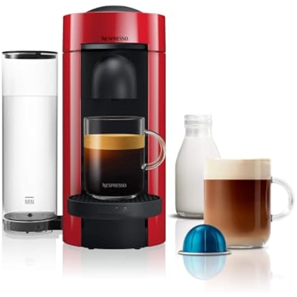 Nespresso Vertuo Plus Pod Coffee Machine by Magimix - Red