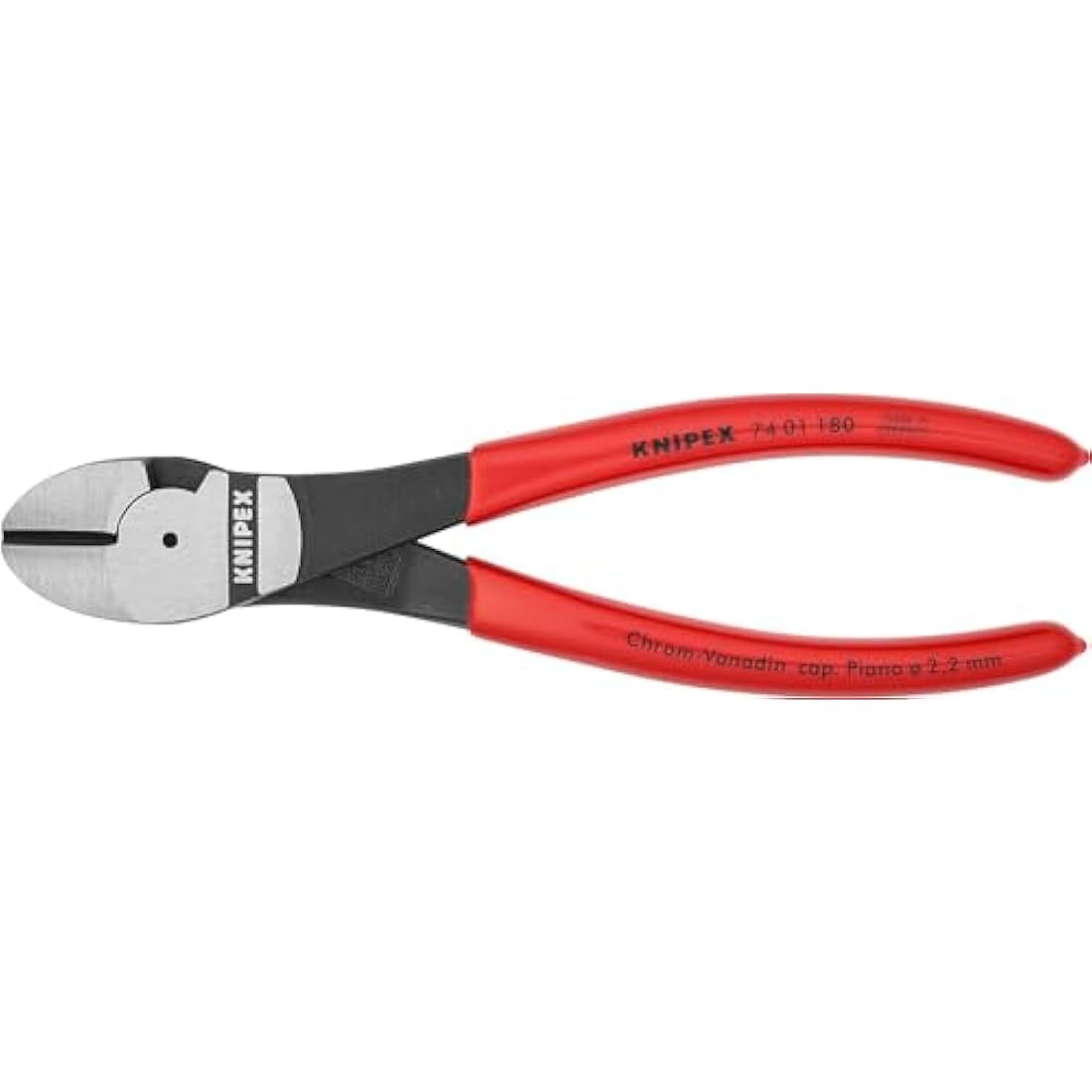 Knipex High Leverage Diagonal Cutter – 180mm Black Atramentized