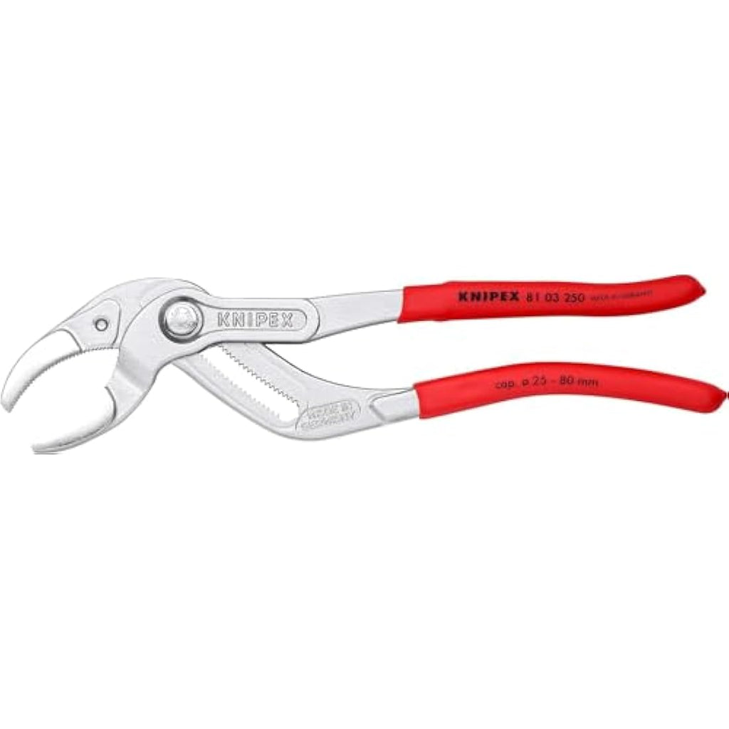 Knipex Siphon and Connector Pliers – 250mm Chrome-Plated Tool