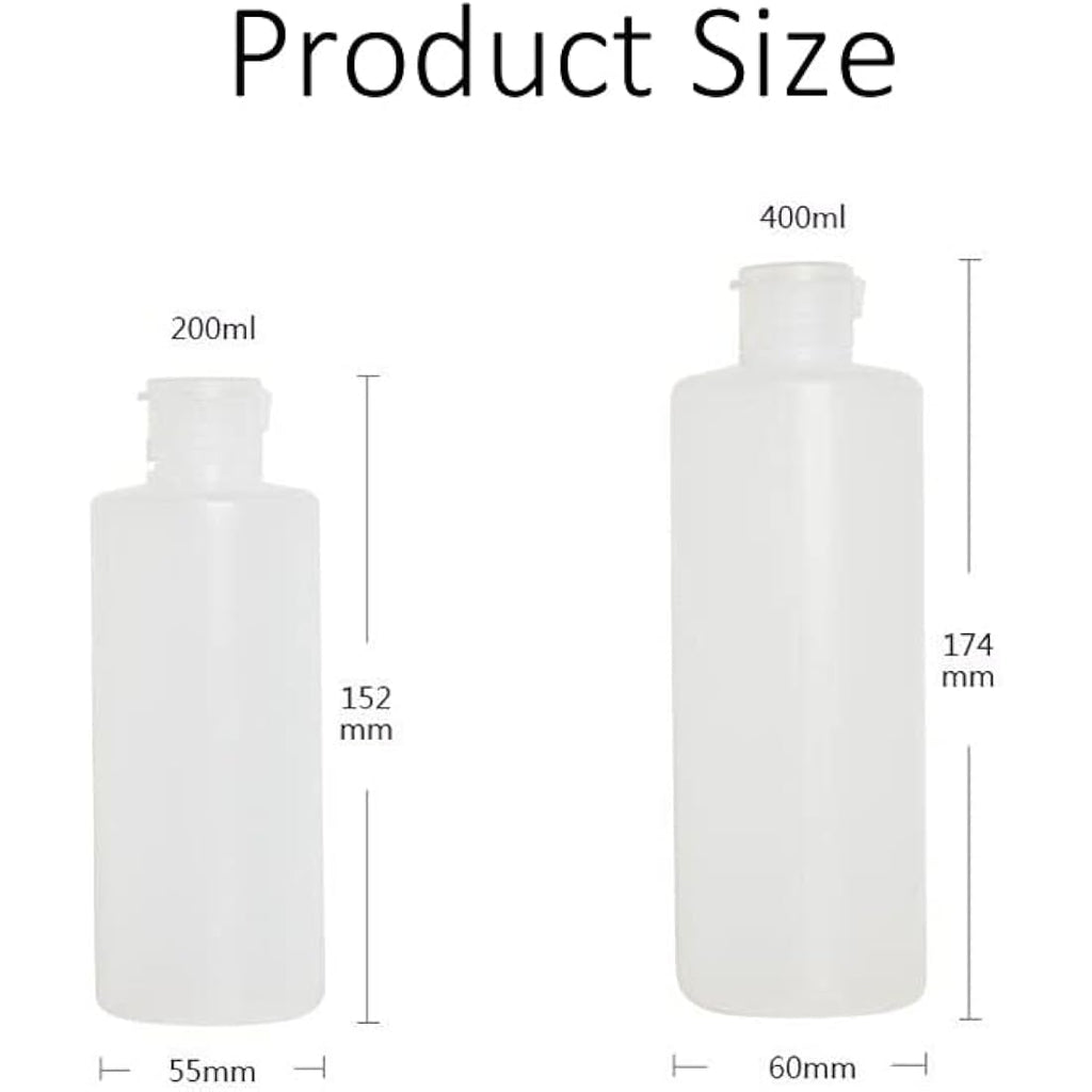 200ml Travel Squeeze Bottles | 2PC Leakproof Soft Tubes