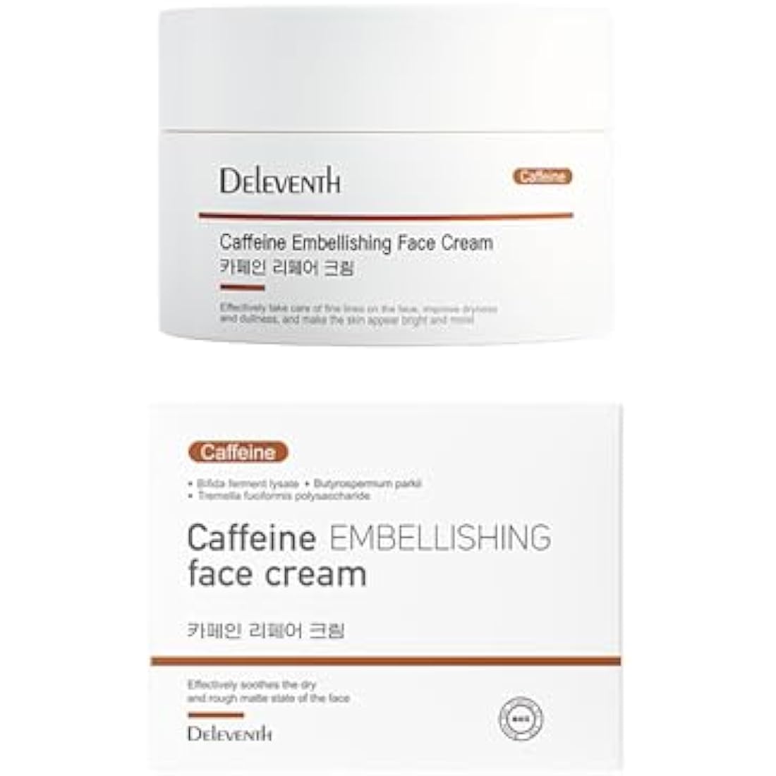 DEleventh Caffeine Face Cream – Anti-Aging & Brightening Moisturizer 30g