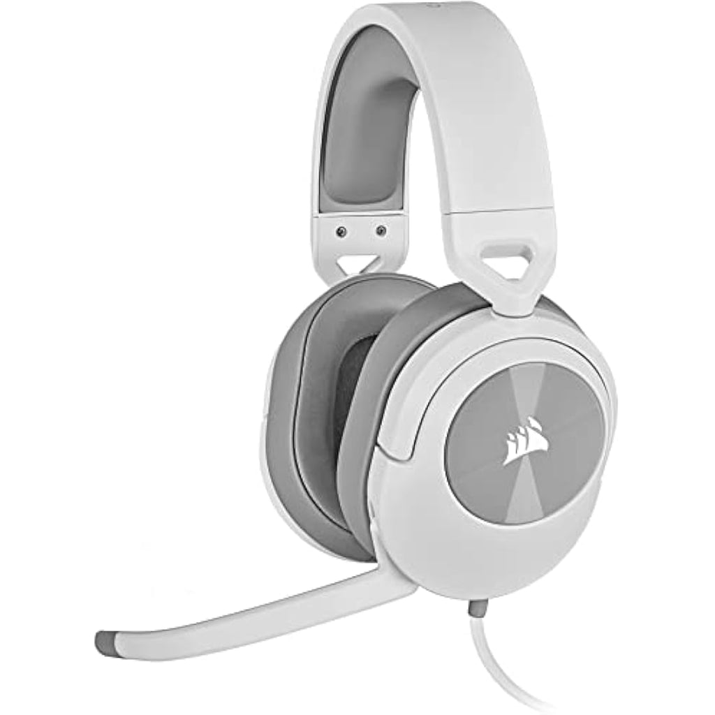 Corsair HS55 Stereo Wired Gaming Headset – Lightweight – White