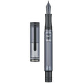 Asvine V200 Titanium Vacuum Filling Fountain Pen | Matte Black Bock Nib