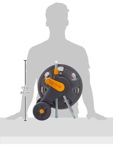 Hozelock 20m Hose Reel Cart – Assembled with Nozzle and Fittings