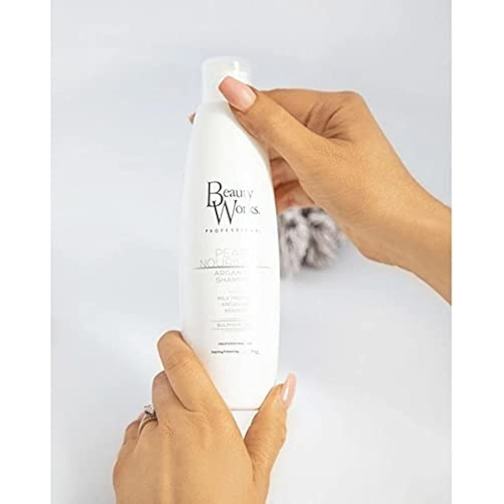 Beauty Works Pearl Nourishing Argan Oil Shampoo | Sulphate Free 1L