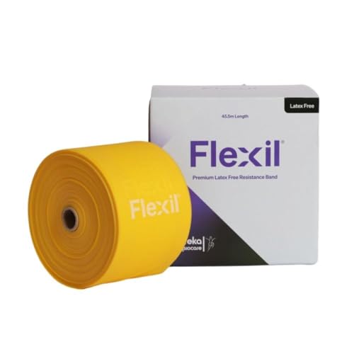 Flexil Latex-Free Resistance Band – Yellow Light Tension – 45.5M