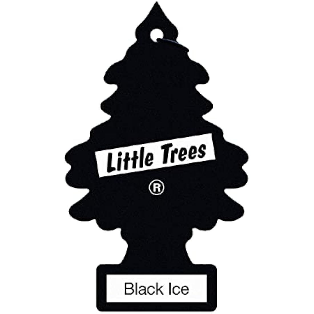 Little Trees Black Ice Air Freshener - Hanging Car Fragrance - 24 Pack