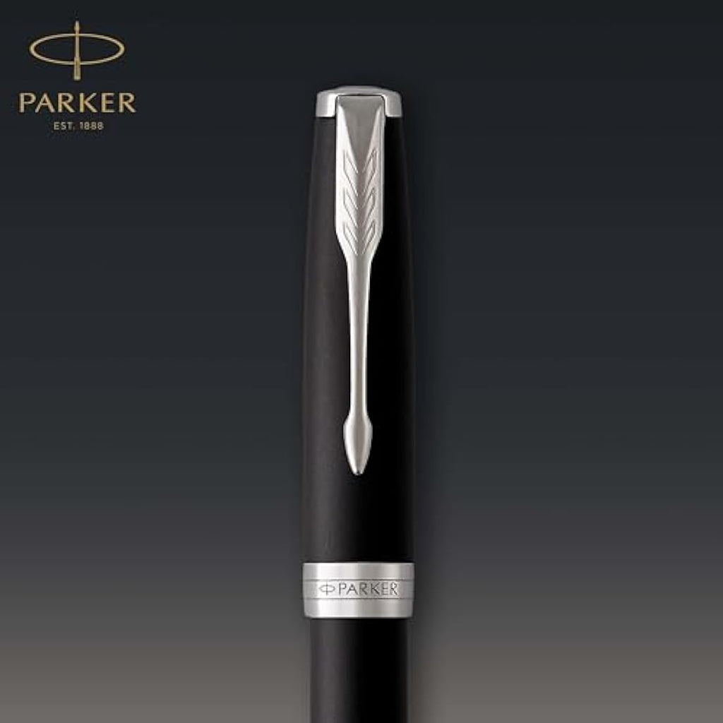 Parker Sonnet Fountain Pen – Matte Black Lacquer with Palladium Trim