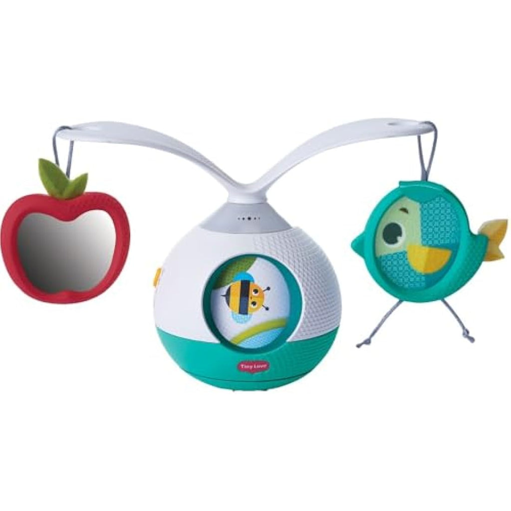Tiny Love 2-in-1 Tummy Time Musical Mobile | 360° Rotating Stroller Toy