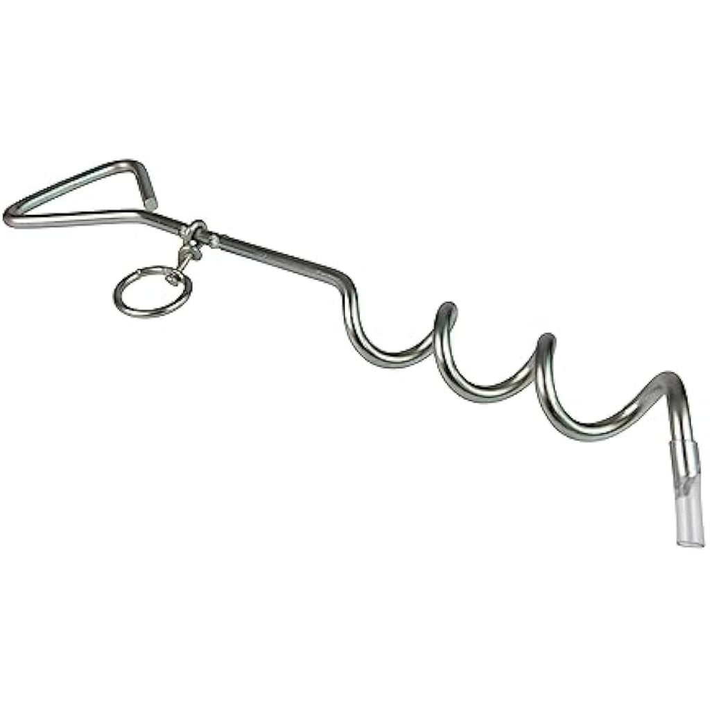 Jolof Store Spiral Ground Anchor – 41cm Galvanised Steel Dog Stake