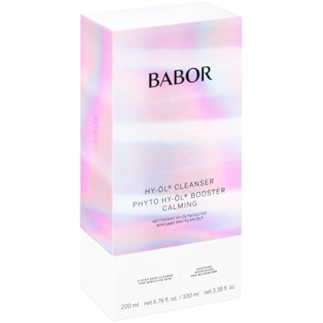 BABOR Sensitive Skin Cleansing Set | Hy-Oil & Calming Booster - 2pc