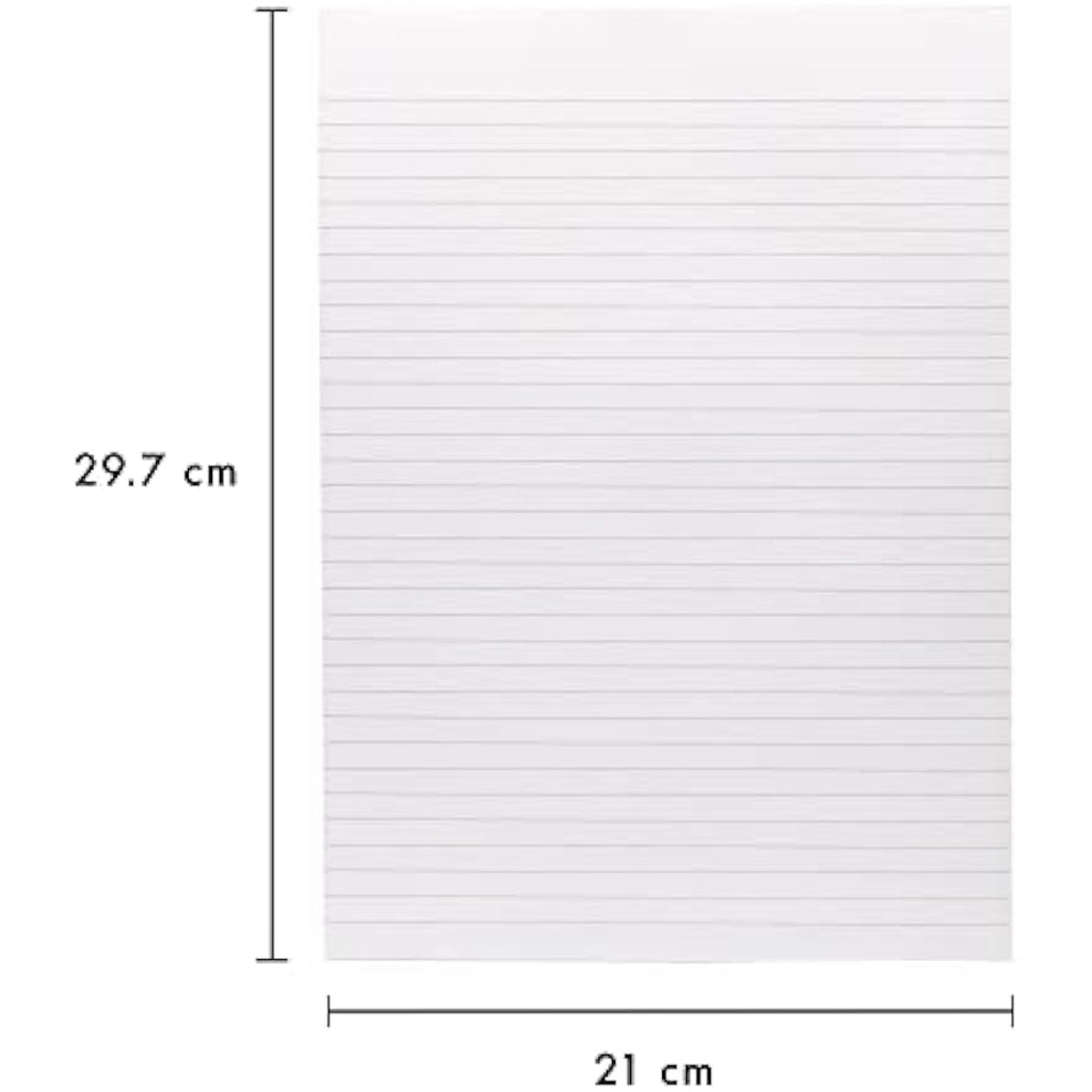 Pukka Pad A4 Ruled Memo Pad – 10 Pack, 160 Pages, Glue Top-Bound
