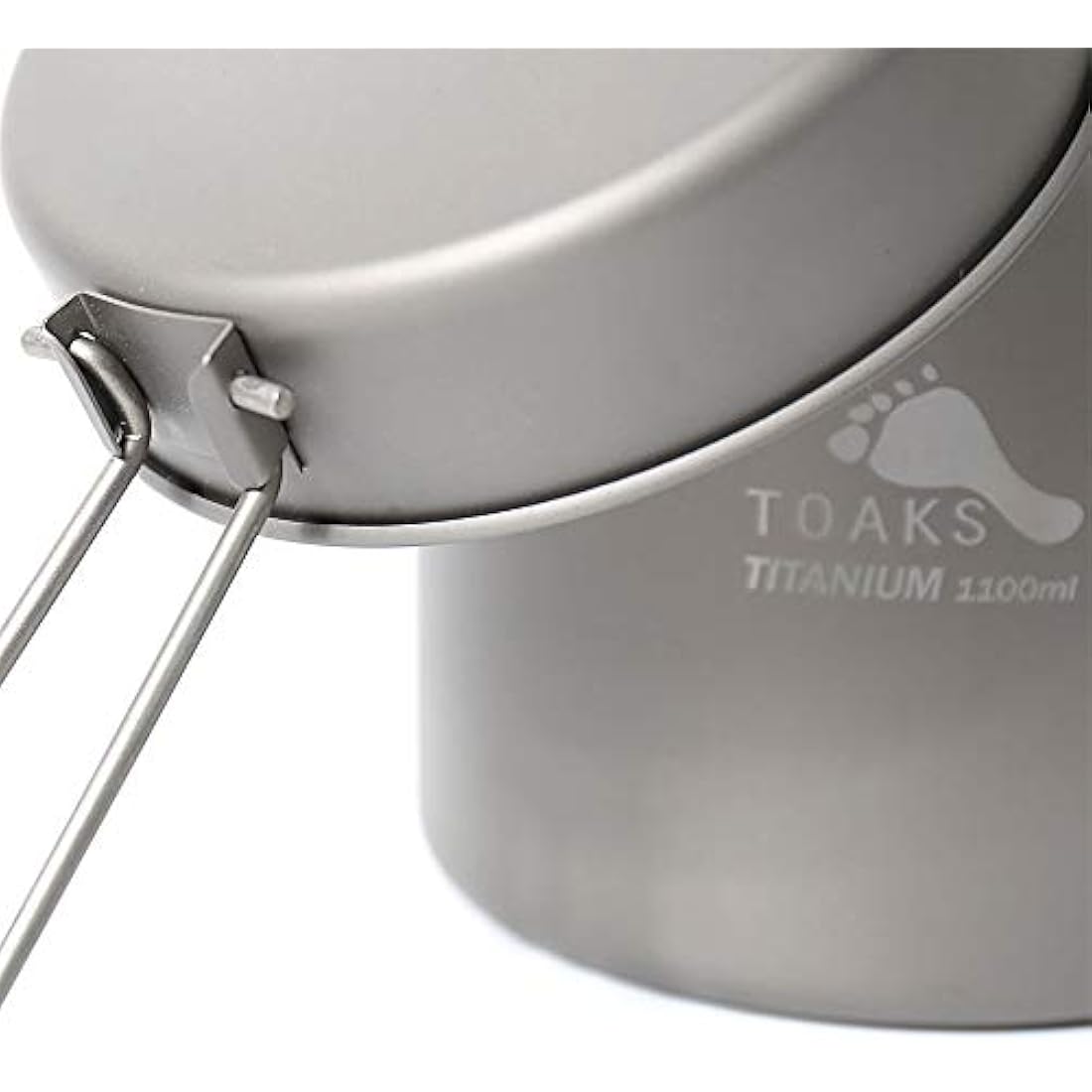 Toaks Titanium Outdoor Camping Pan and Pot Set - 1100ml Ultralight