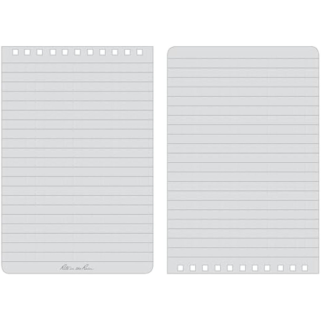 Rite in the Rain Waterproof Notebook – 4x6 Top Spiral All-Weather Grey