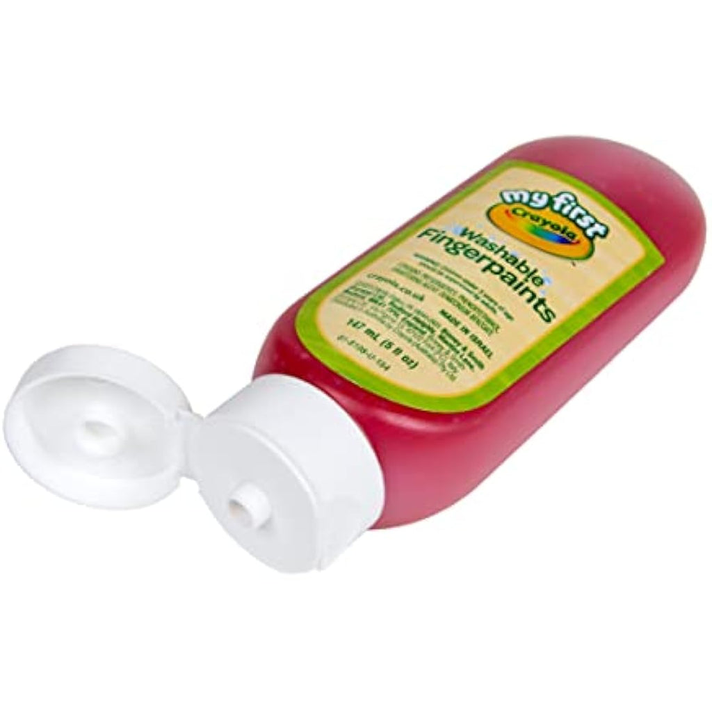 Crayola MyFirst Washable Finger Paints – 3 Pack Non-Toxic for Toddlers