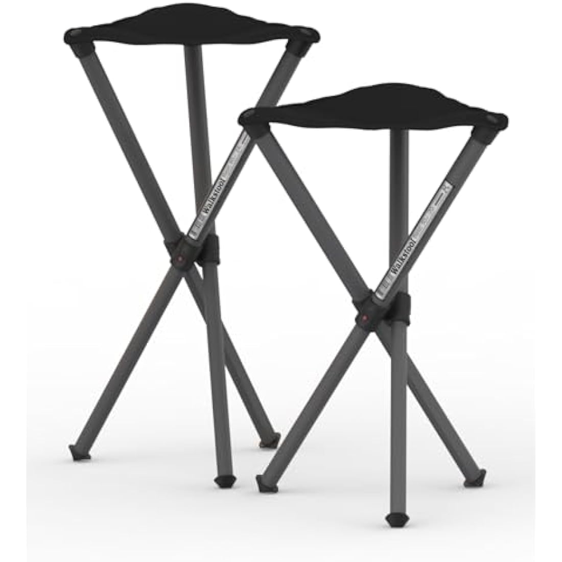 Walkstool Basic – 3-Legged Telescopic Folding Stool in Aluminium