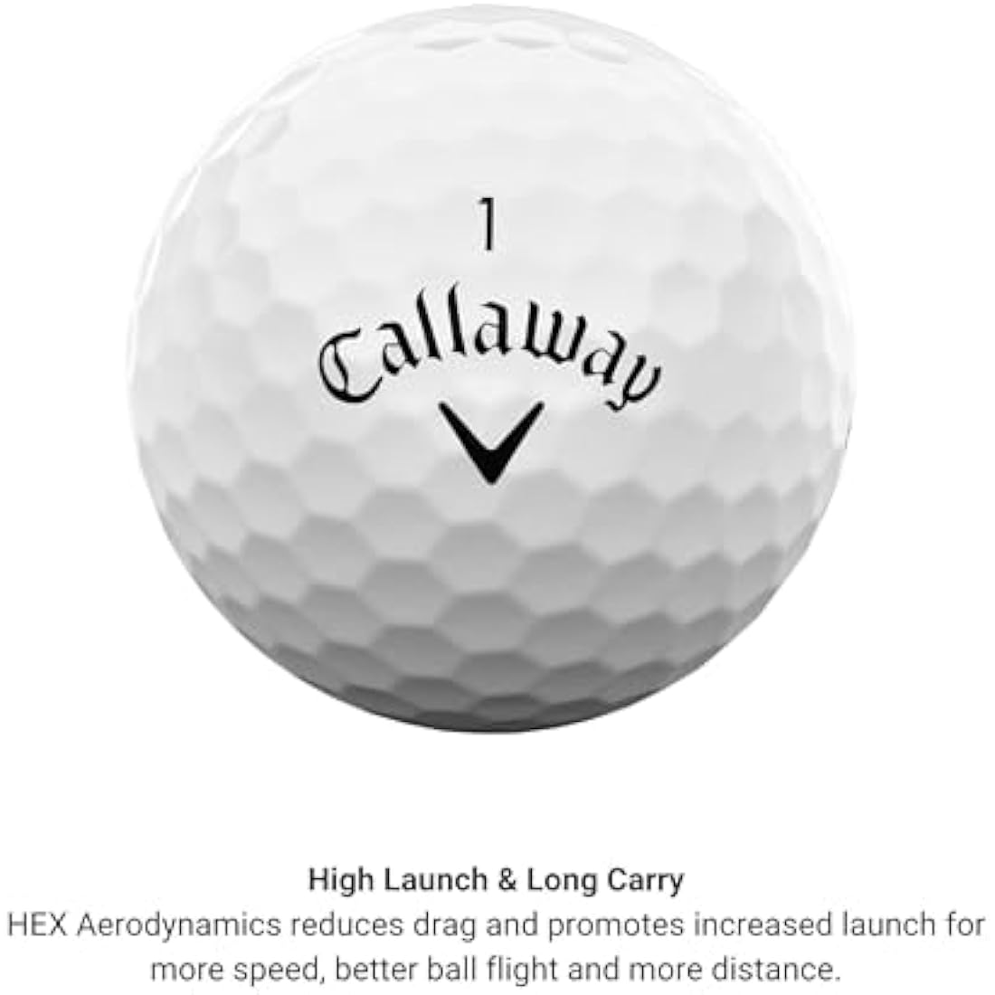 Callaway Warbird Golf Balls – High Launch Distance 2-Piece Pack