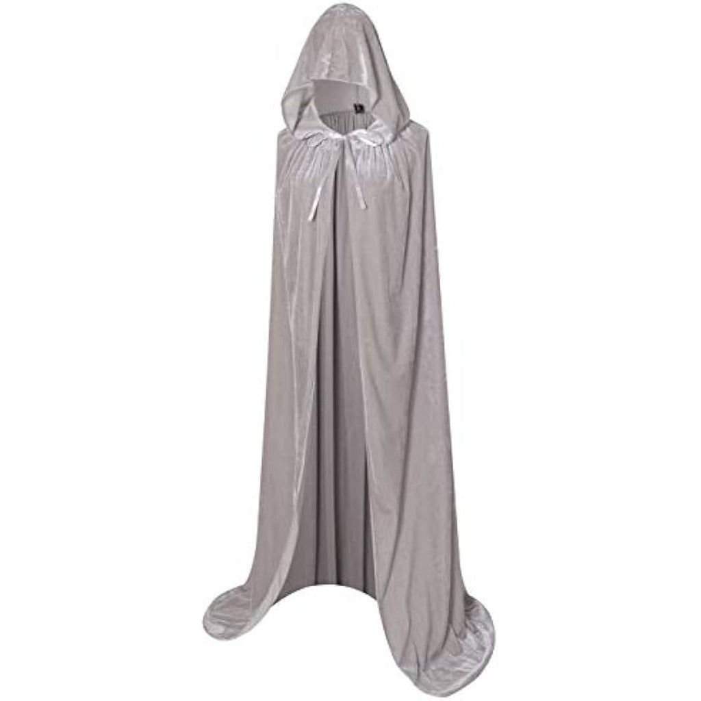 Txian Unisex Velvet Hooded Cloak – 59" Full Length Halloween Cape