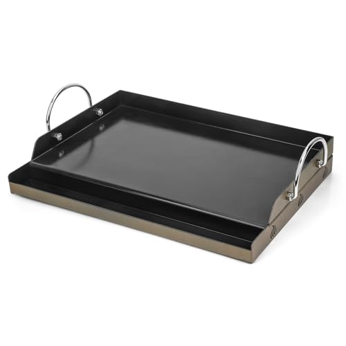 Onlyfire Non-Stick Ceramic Griddle Plancha for Gas and Charcoal Grills, 18"