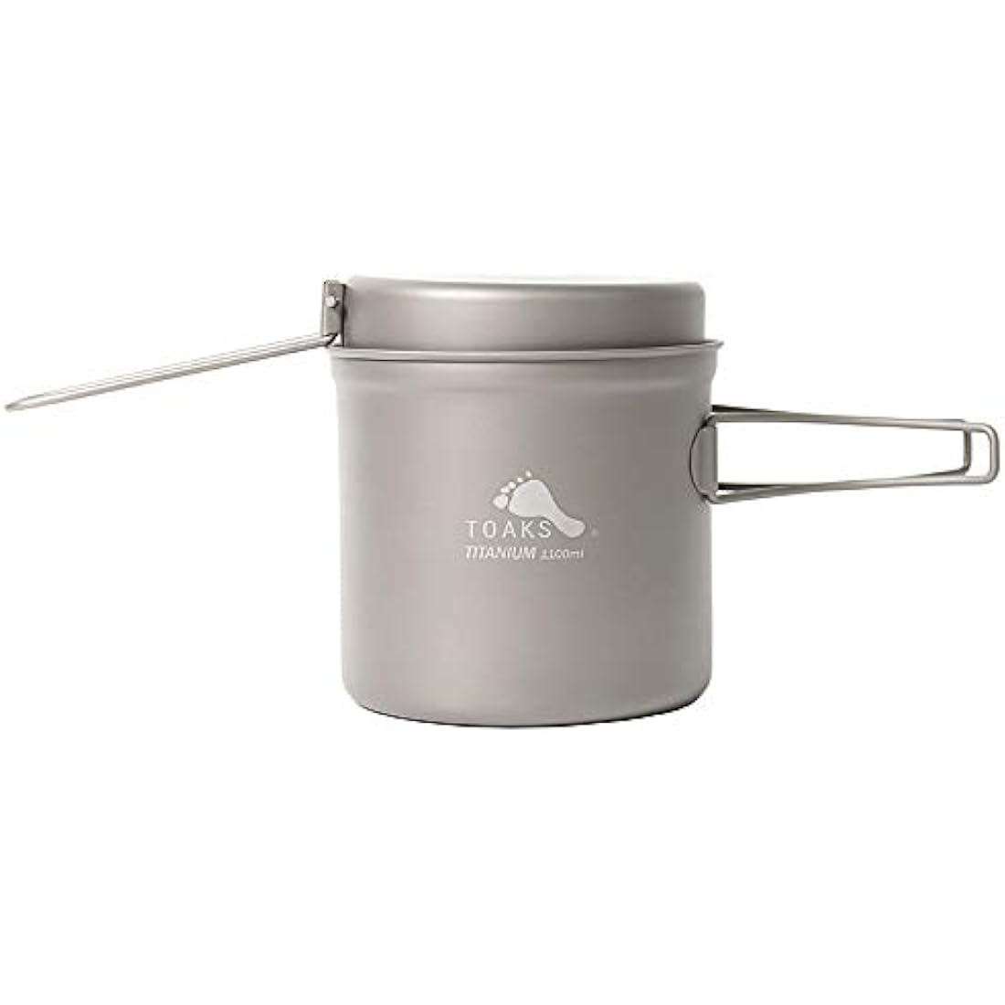 Toaks Titanium Outdoor Camping Pan and Pot Set - 1100ml Ultralight