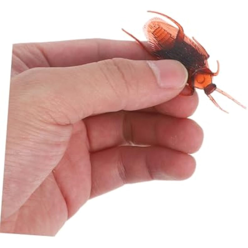 Tomaibaby 150pcs Realistic Fake Cockroaches | PVC Prank Toys for Halloween
