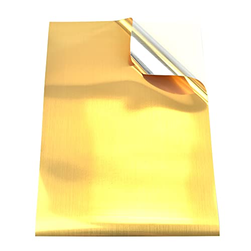 Evergreen Goods Brushed Gold Printable Vinyl - 50 A4 Waterproof Sticker Sheets