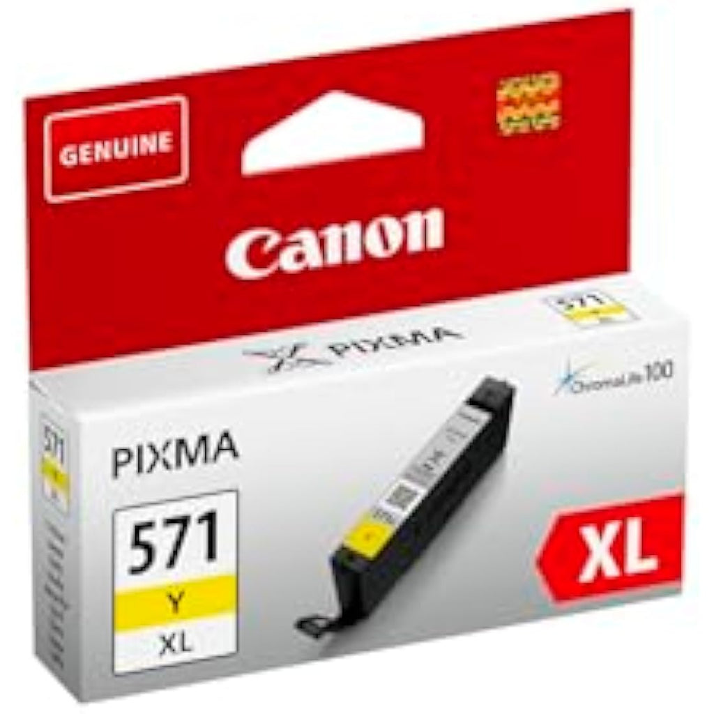 Canon CLI-571XL Yellow High Yield Ink Cartridge | 0334C001 Printer Ink