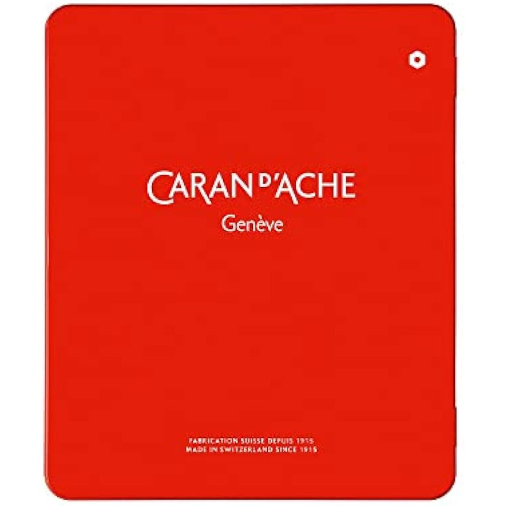 Caran d'Ache Water-Soluble Colored Pencils - 18 Assorted Colors Tin