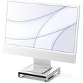 Satechi Type-C Aluminum Monitor Stand Hub for iMac & Studio Display – Silver