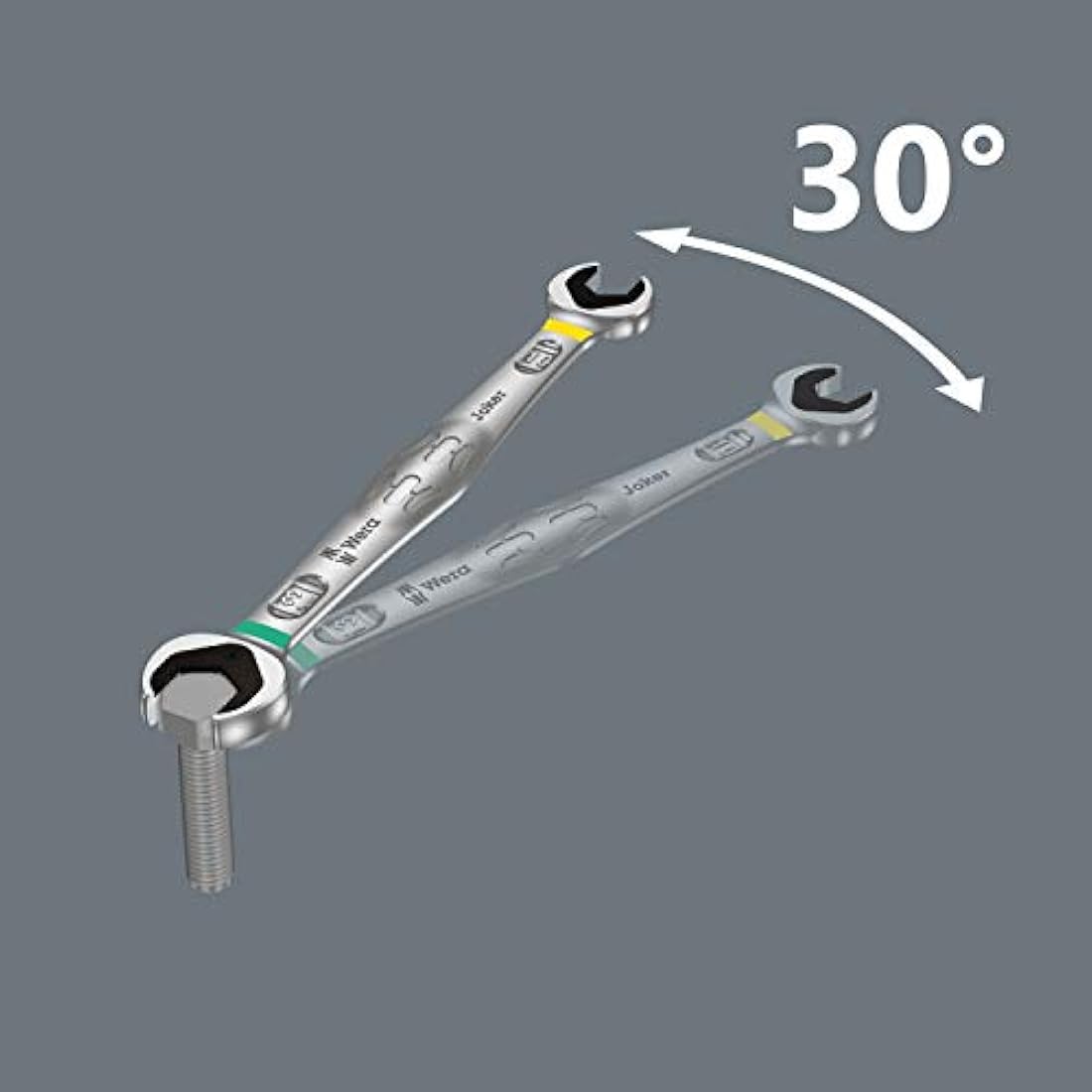 Wera Joker 6002 Double Open-Ended Wrench Set | 24mm and 27mm