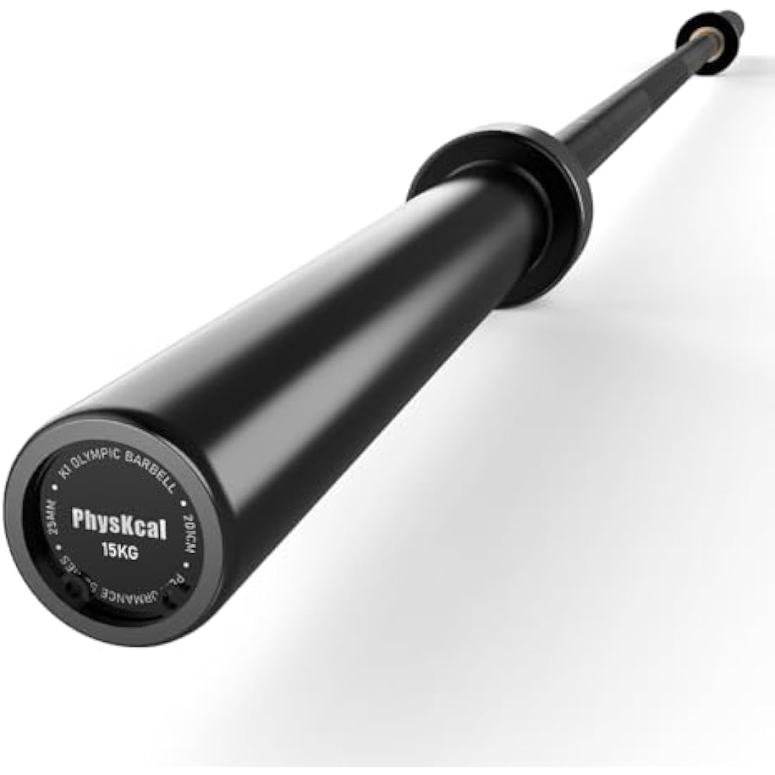 PhysKcal Olympic Barbell - 15kg/20kg Steel Bar for Weightlifting