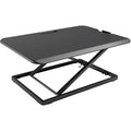 BONTEC Standing Desk Converter | 67x47cm Slim X-Frame Sit Stand Riser