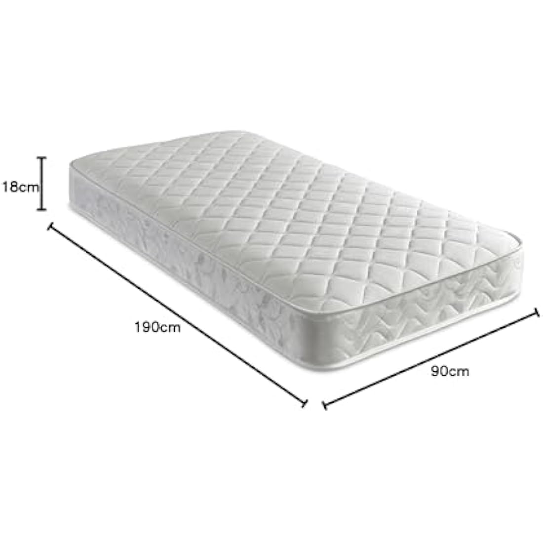 Starlight Beds Hybrid Memory Foam Mattress | 3ft Single 18cm Deep