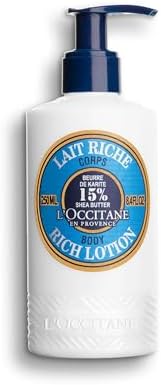 L'OCCITANE Shea Butter Rich Body Lotion – 48H Hydration (250ml)