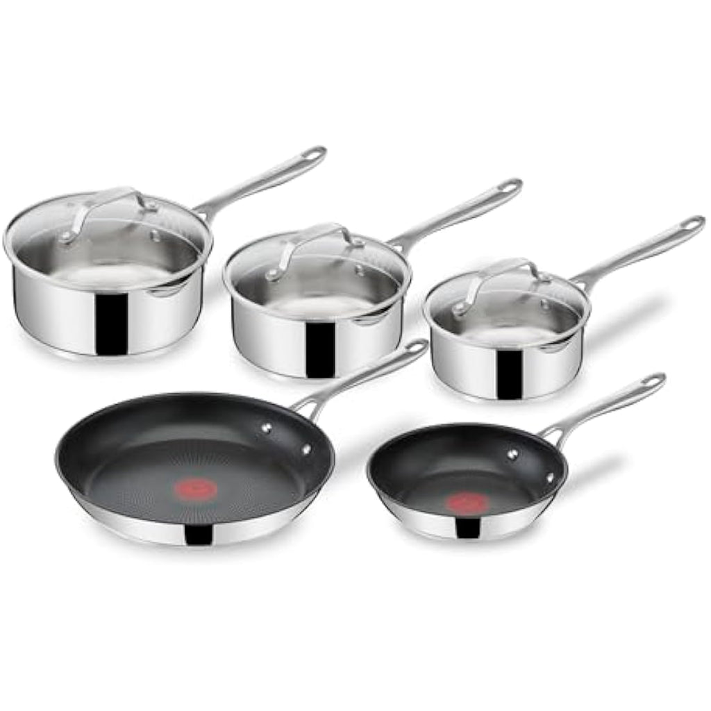 Tefal Jamie Oliver Cook's Direct 5 Piece Stainless Steel Cookware Set